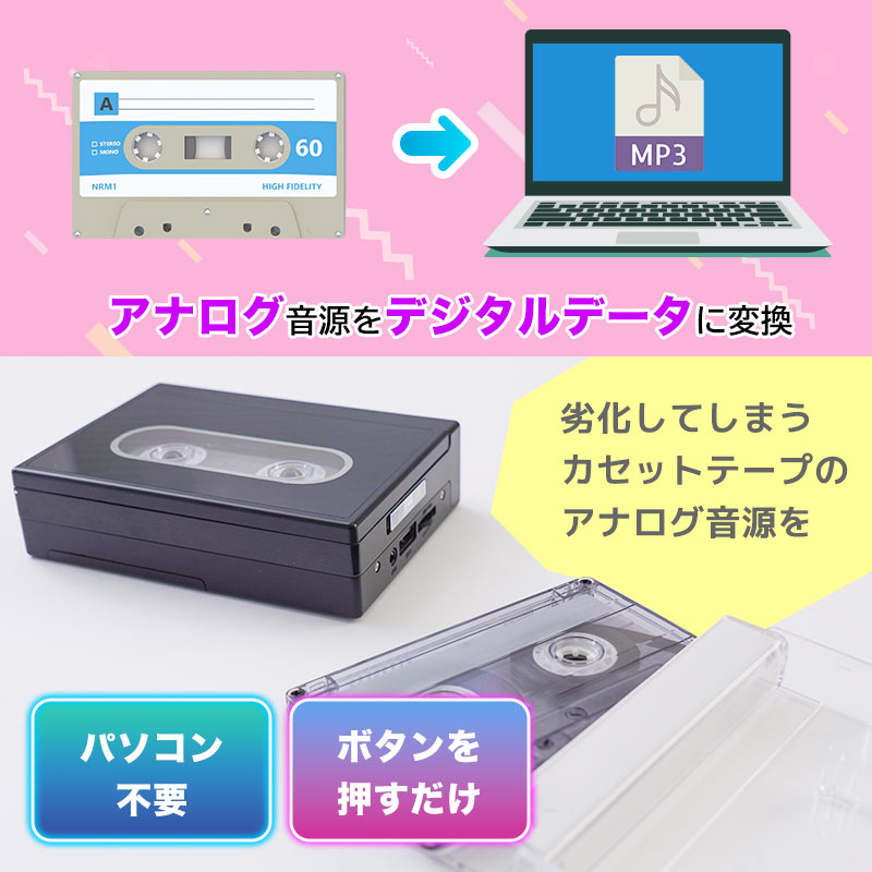 ローファイを楽しむ80'sカセットプレイヤー | 【公式】サンコー通販サイト