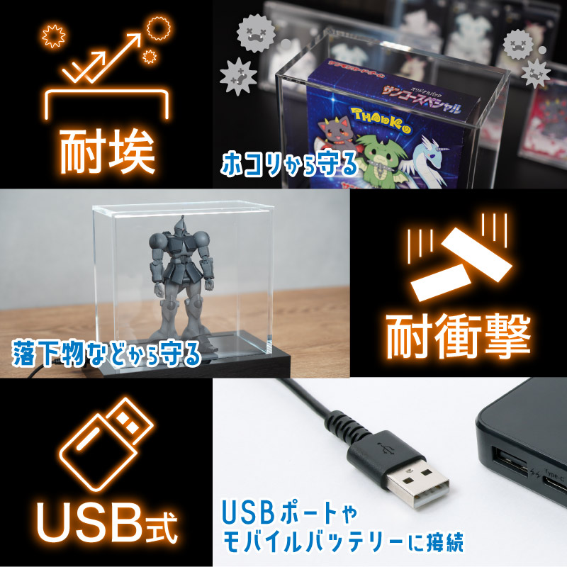 トレカボックスLEDショーケース | 【公式】サンコー通販サイト
