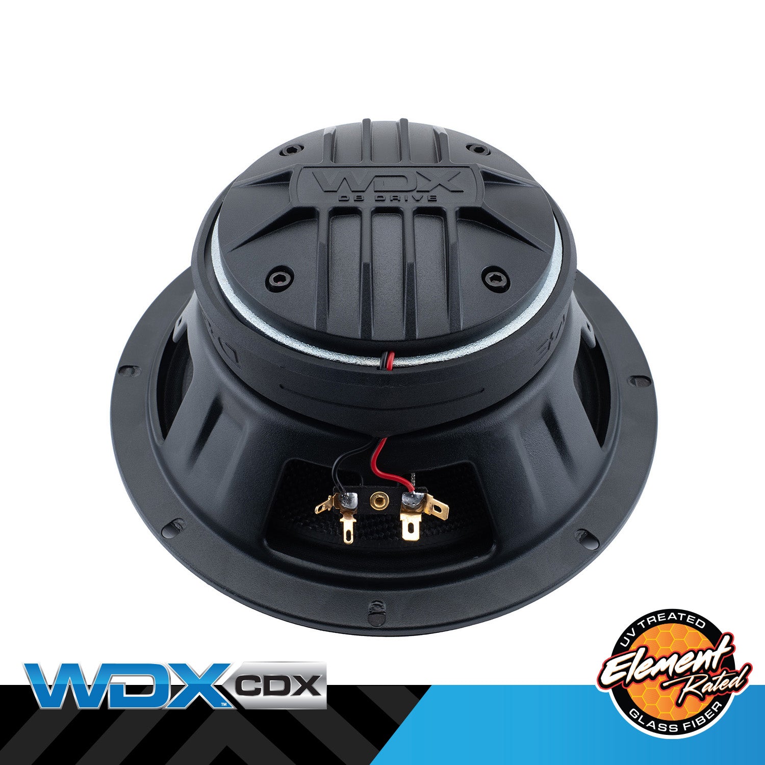 WDX8MOTO-CDX : 8 in. 2-Way Loudspeaker W/Rear Mounted Comp. Driver