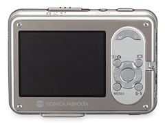 コニカミノルタ、800万画素の薄型コンパクトデジカメ「DiMAGE X1」