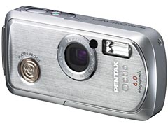 ペンタックス、600万画素になった防水デジカメ「Optio WPi」