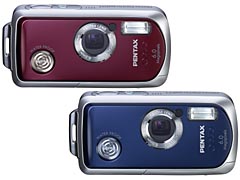 ペンタックス、600万画素になった防水デジカメ「Optio WPi」