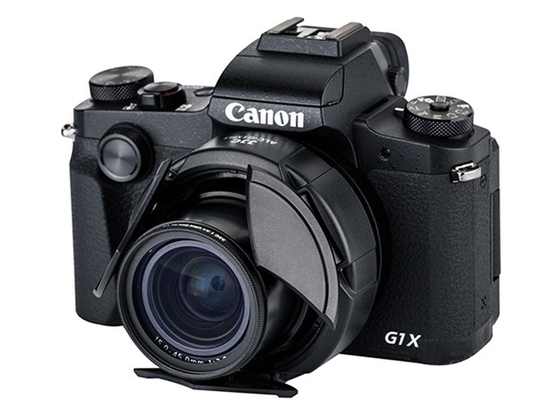 キヤノンPowerShot G1 X Mark III用のオートレンズキャップ - デジカメ