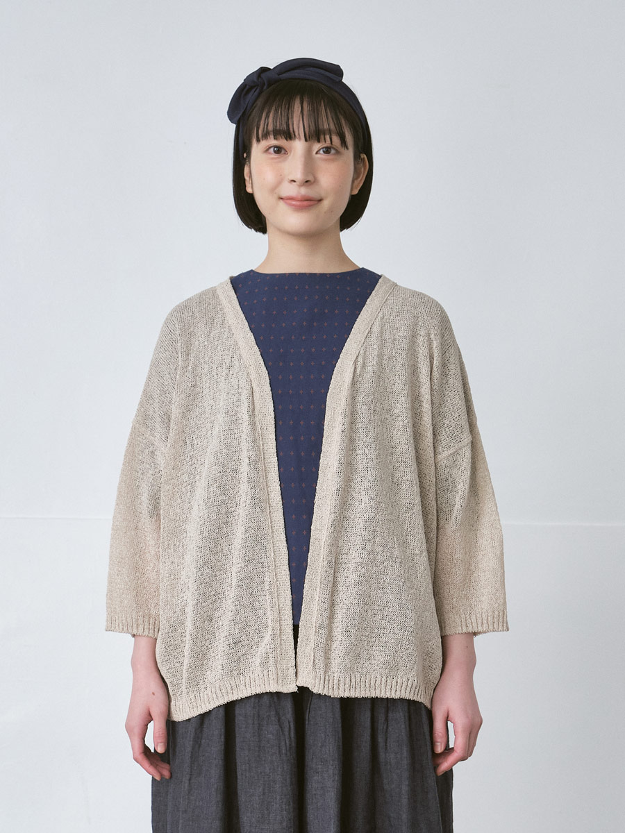ショールカーディガン 和紙天竺 | ニット | 【公式】D*g*y ONLINE