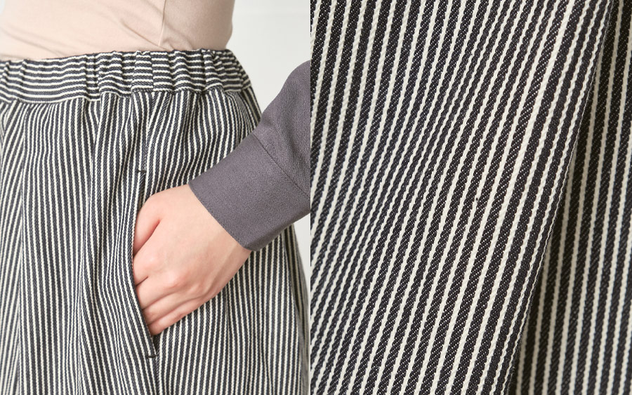 ガウチョパンツ ヒッコリーデニム | パンツクロップド | 【公式】D*g*y