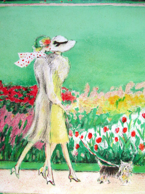 カシニョール 犬の散歩