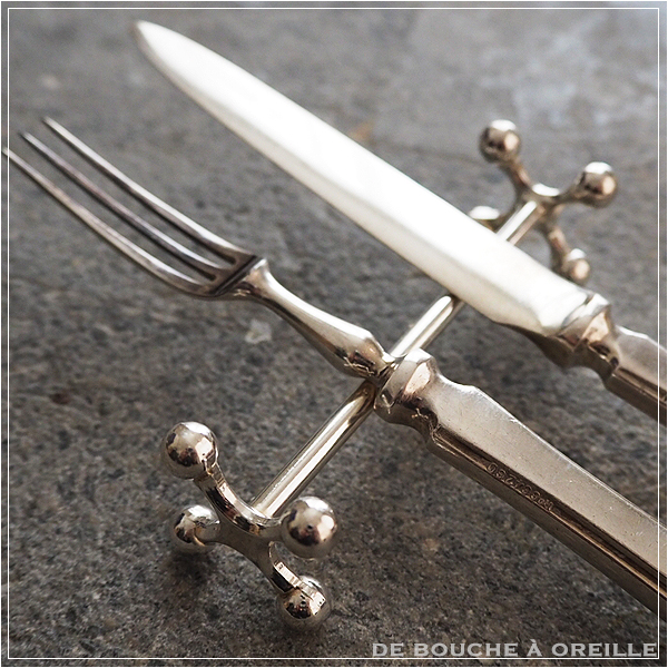 オールドバカラ アンティーク DE BOUCHE A OREILLE / porte-couteau