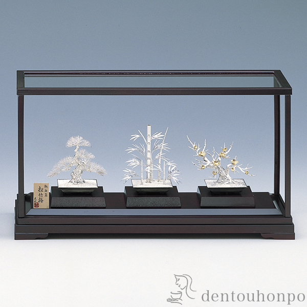 純銀製 梅 光則作 盆栽 純銀製 梅 光則作 盆栽