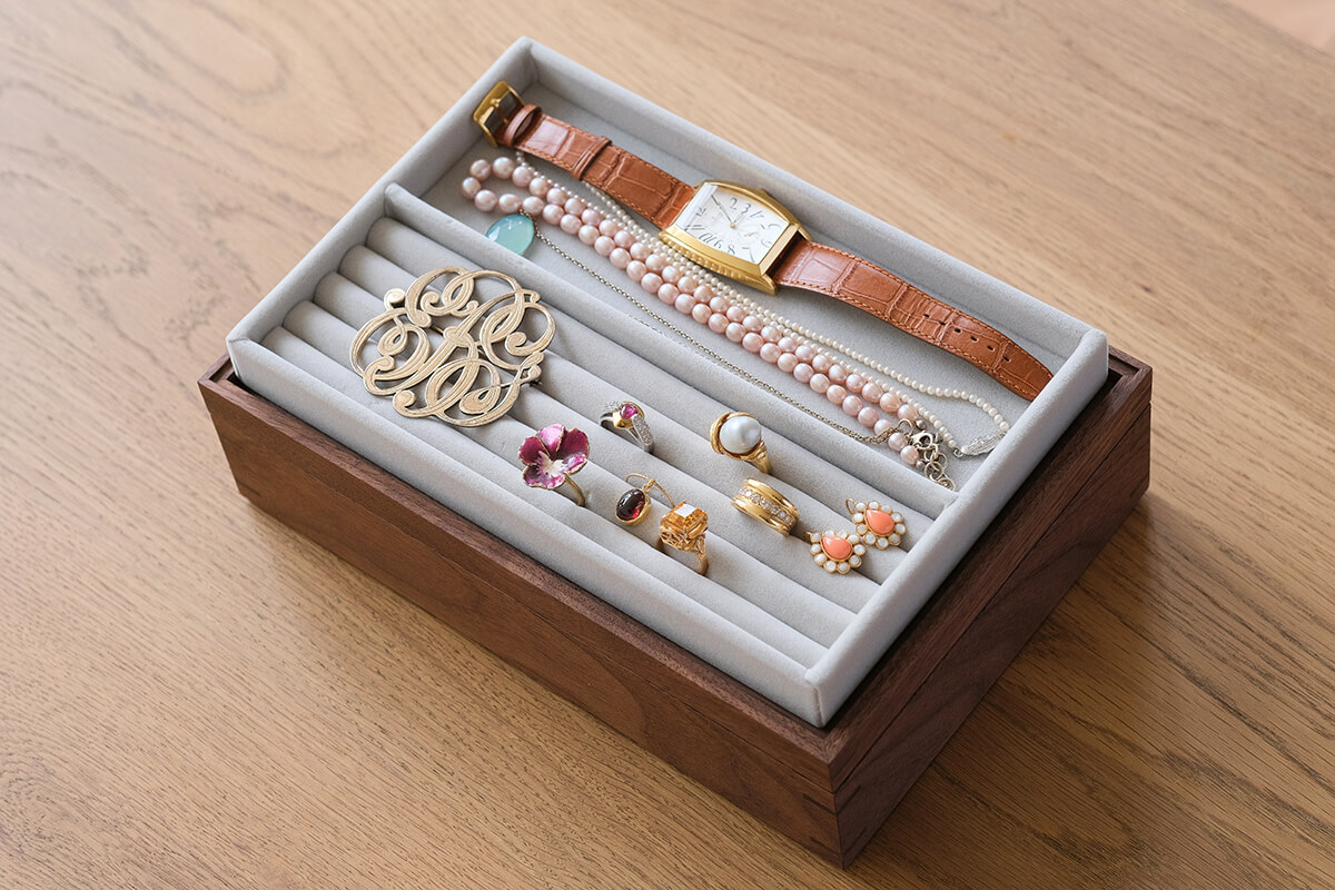 FAVORMADE | Jewelry Case / ジュエリー収納ケース (ベロア仕切り付き