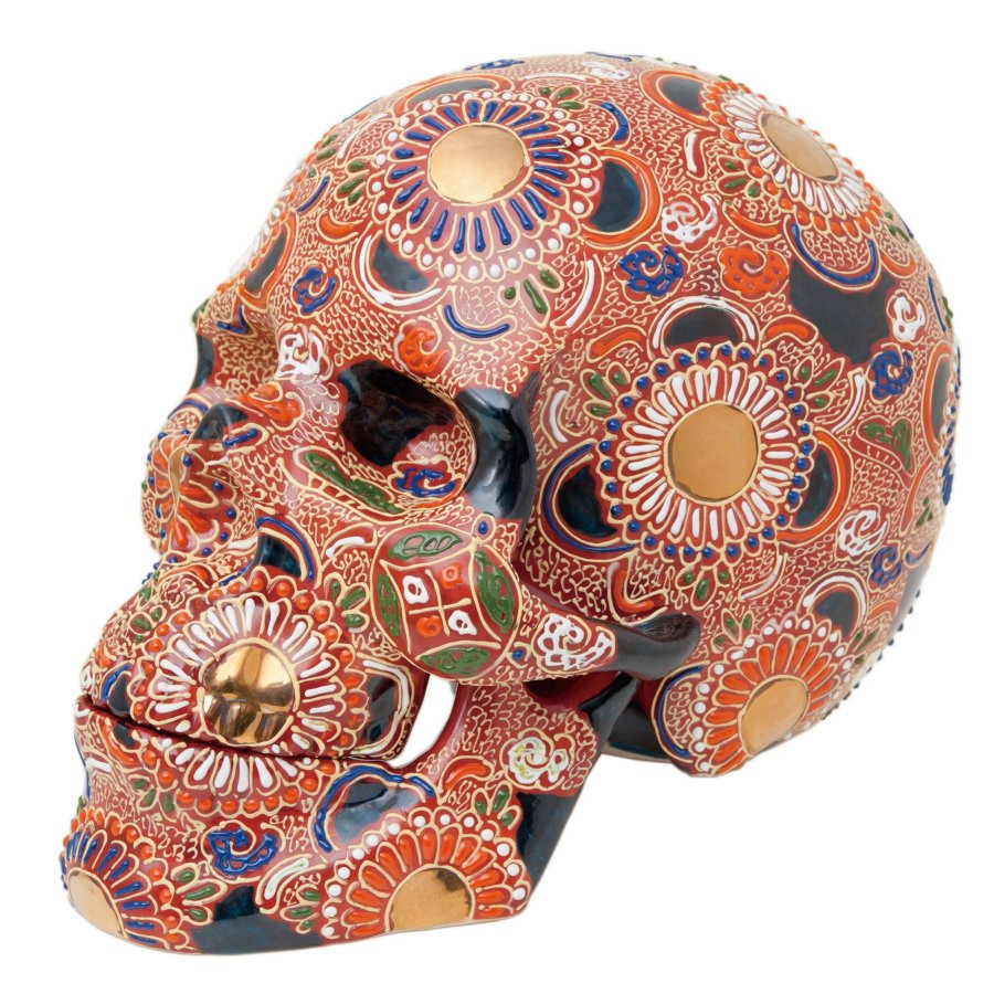 九谷焼SKULL～髑髏～ スカル大 でこもり - 九谷焼 髑髏 ～SKULL