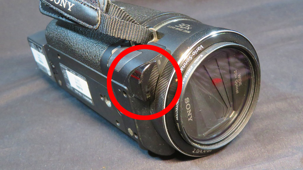 ソニー ハンディカム 故障 FDR-AX60 液晶タッチパネルが反応しない