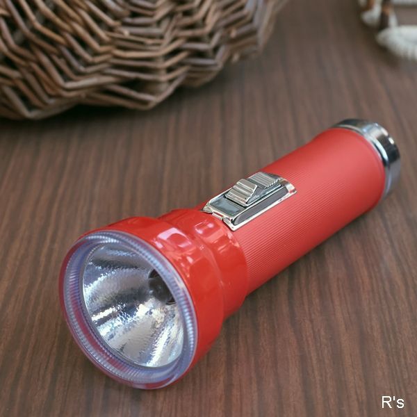 東芝 レトロ 懐中電灯 赤 未使用品(K 3952) - リユースショップ R's