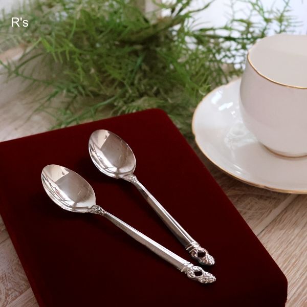 SUN UP COLLECTION 銀製スプーン ペアセット SILVERー950 未使用品