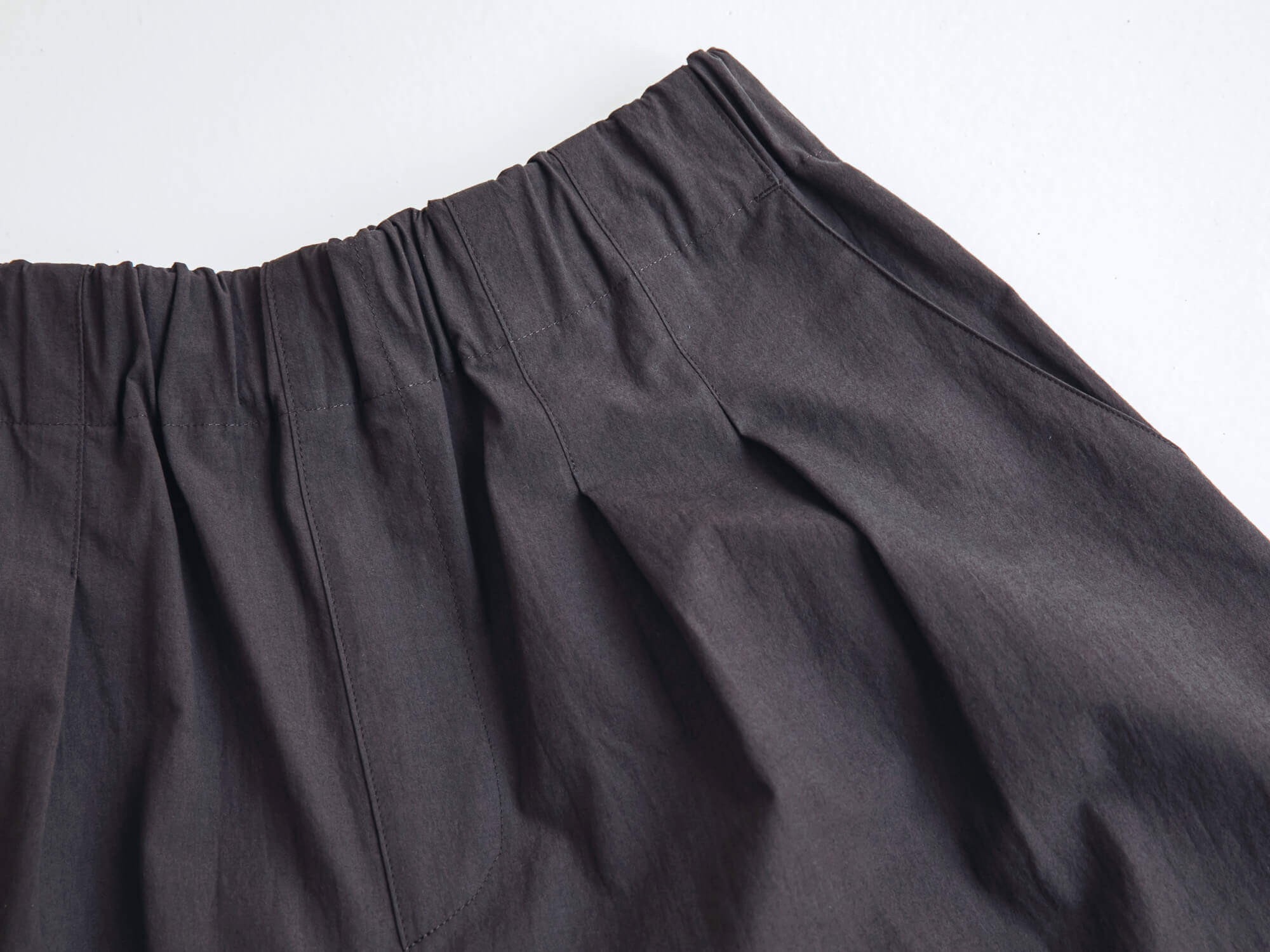 やわらかコットン／スカートパンツ 505／オリーブ（ユニセックス