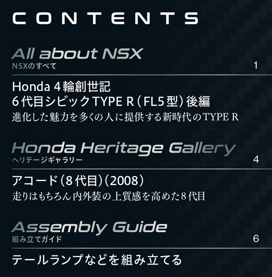 Honda NSX 95号 | デアゴスティーニ公式