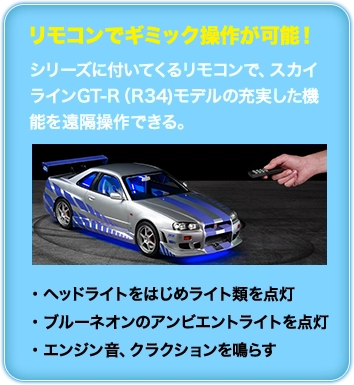 ディアゴスティーニ ワイルドスピード R34GT-Rブライアン4～9号未開封
