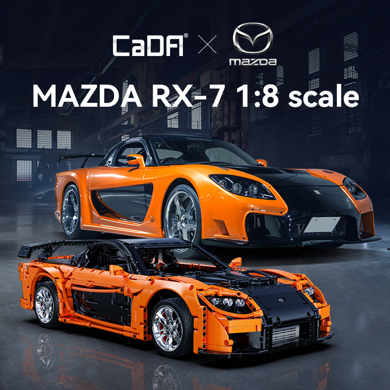 CaDA Master 1:8 Mazda RX-7 C61502W – Doublee_CaDA