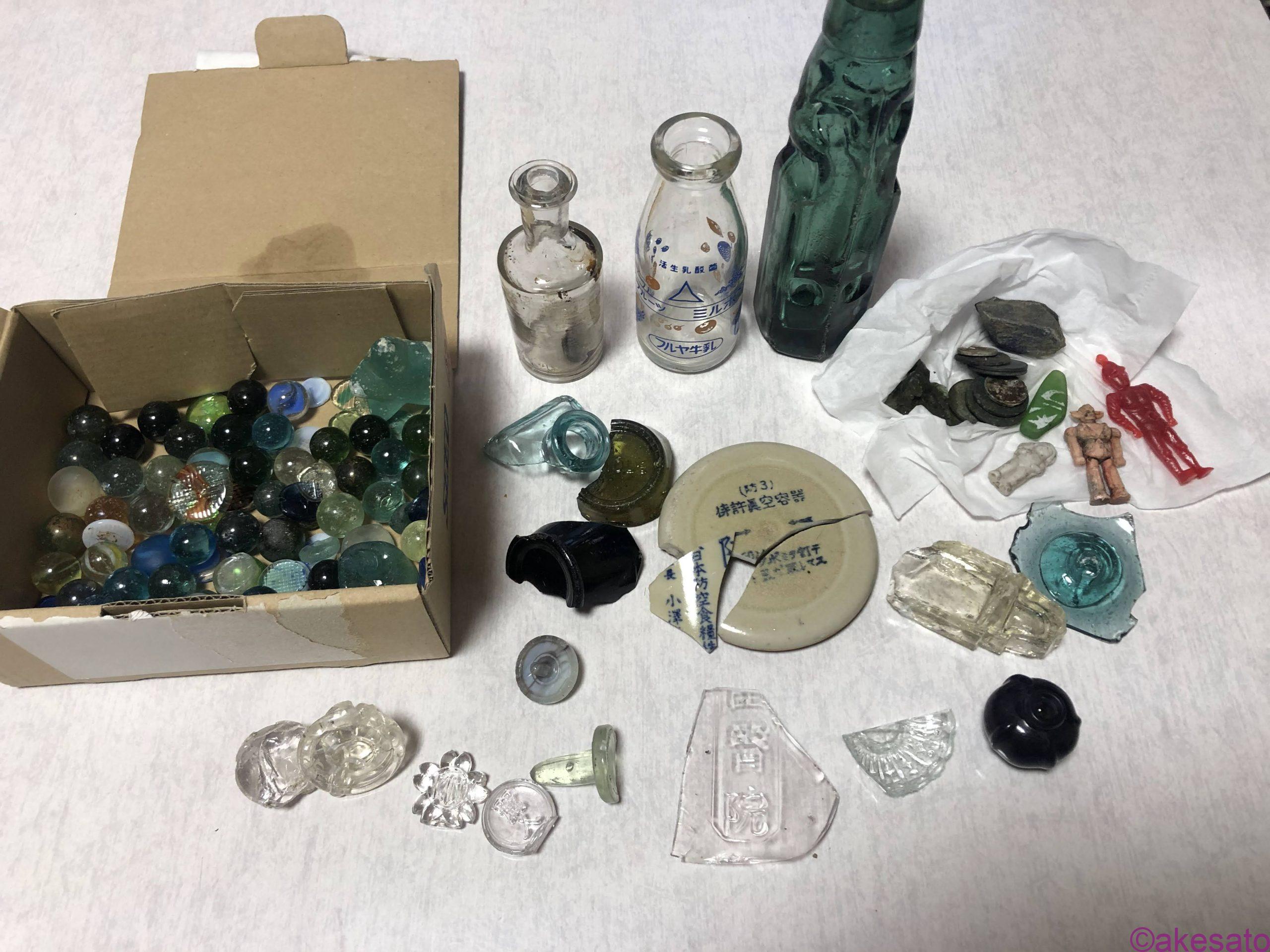 ボトルディギング】車型？戦前の菓子容器「ペロペロ」を発見