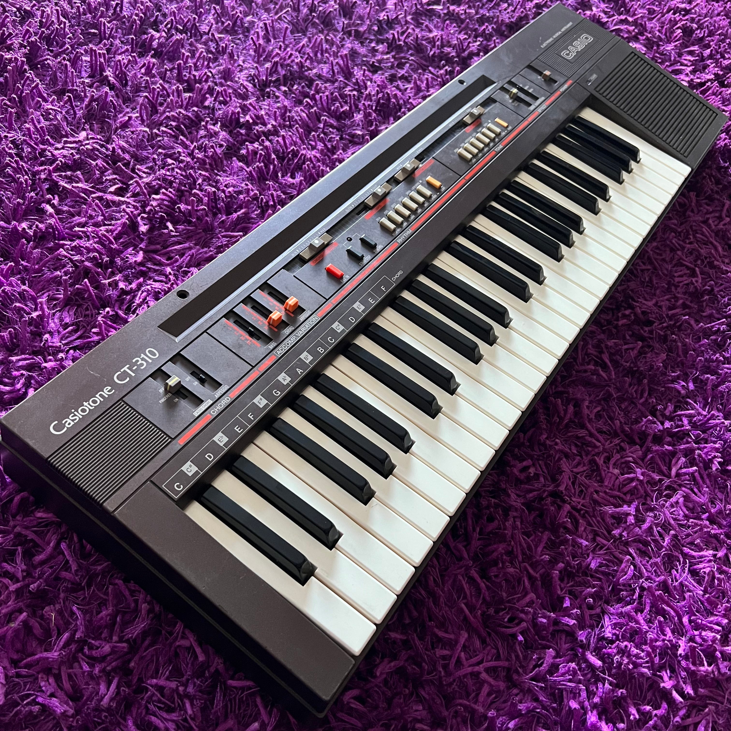 Casio Casiotone CT-310 Analog Synthesizer w/ Drum Machine – Deep