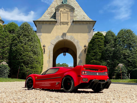 XL Ferrari F50 Clear RC Car Body | Delta Plastik