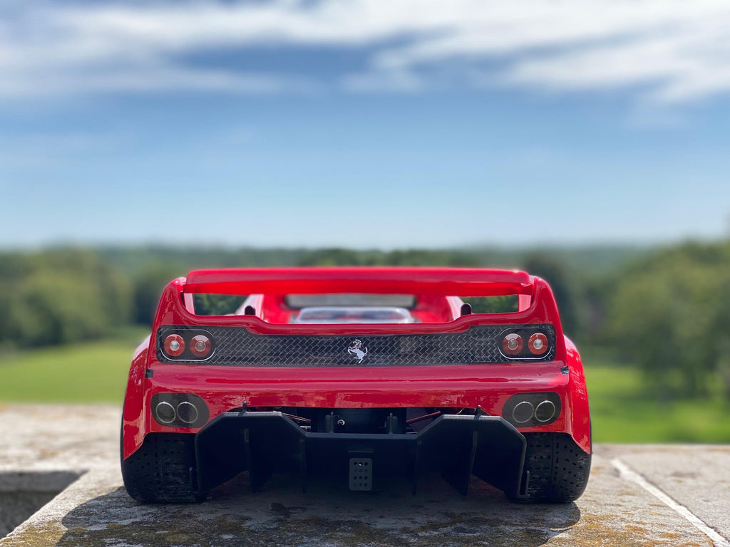 XL Ferrari F50 Clear RC Car Body | Delta Plastik