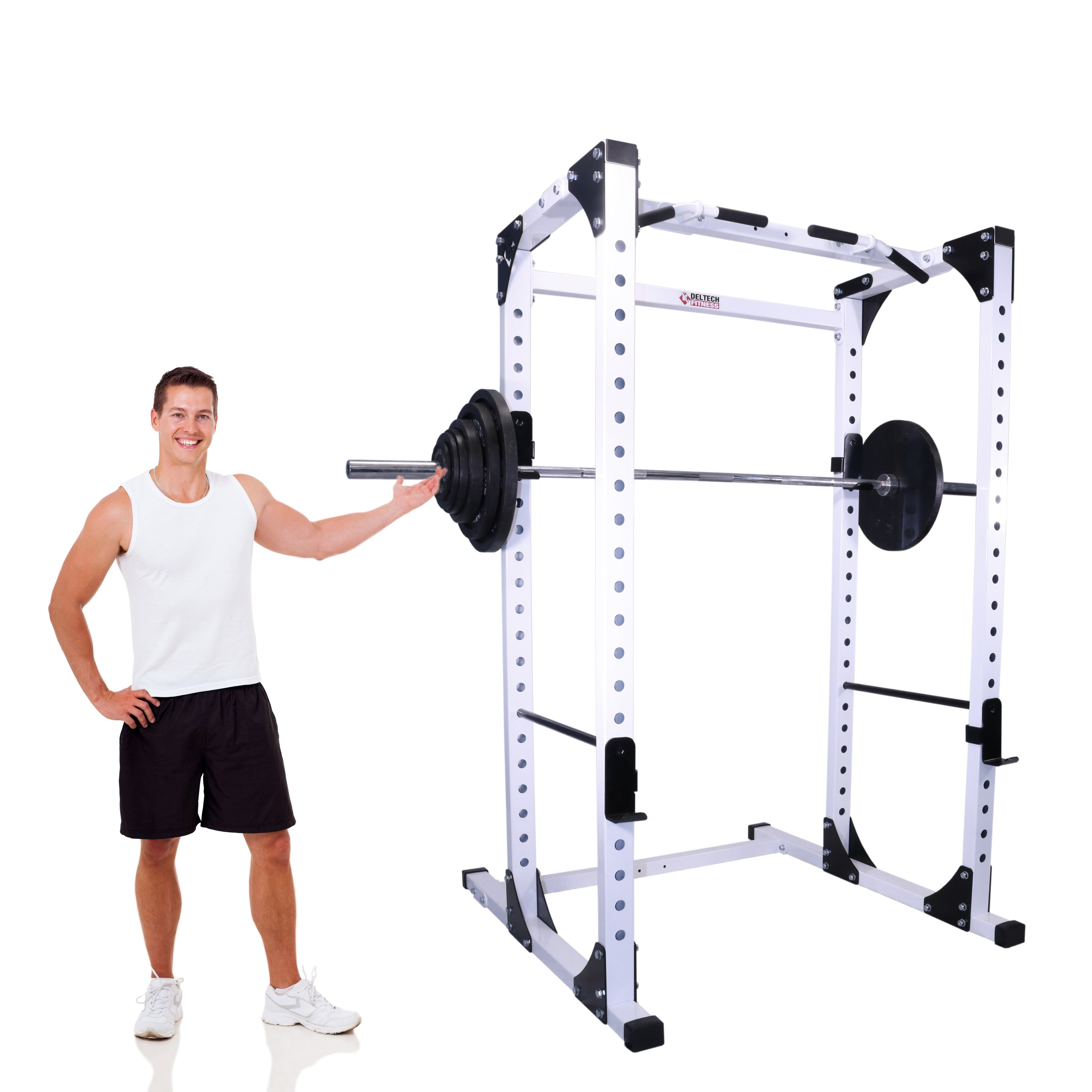 Pro Squat Rack (DF825) – Deltech Fitness