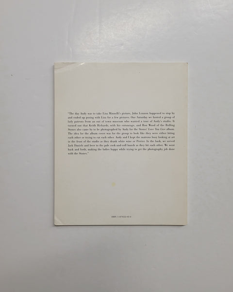 Andy Warhol Polaroids 1971-1986 by Andy Grundberg and Vincent