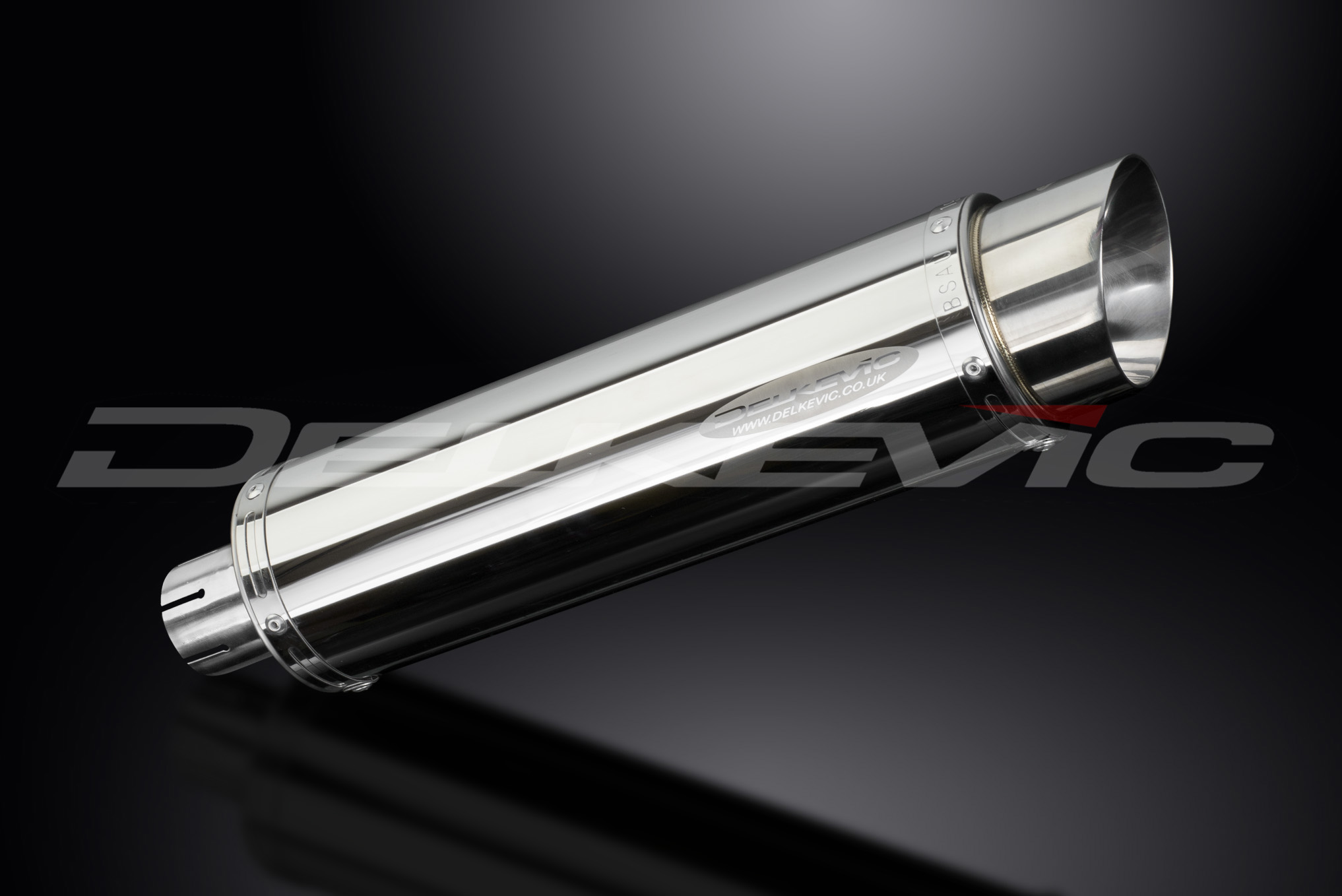 スリップオンステンレスマフラー 350mm - DELKEVIC JAPAN