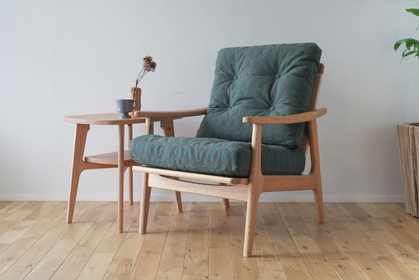 マルニ60 フレームチェア ハイバック 1シーター・両肘 オーク