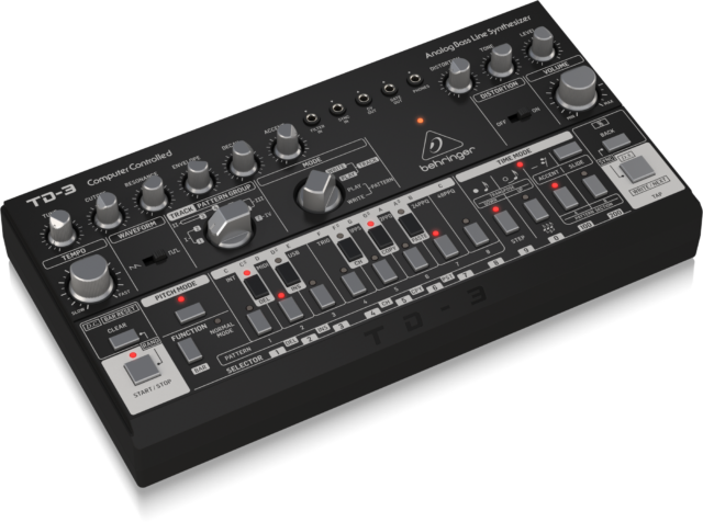 待望｜BEHRINGER、アナログベースラインシンセサイザー「TD-3」の