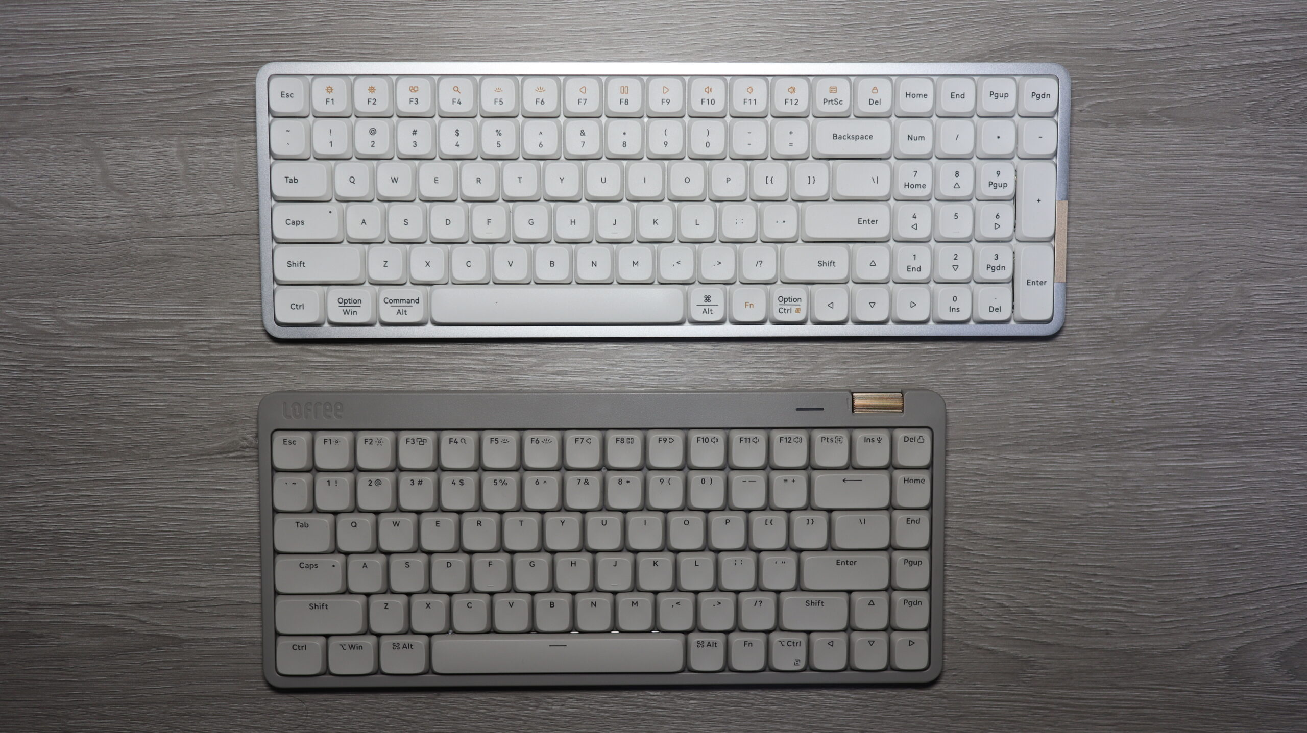 多機能、コンパクトなガスケットマウントのキーボードLofree Flow Lite