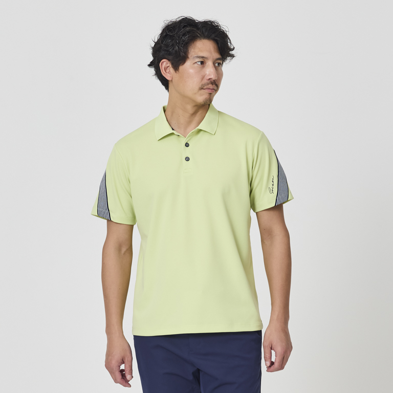 スリクソン スリーブストライプ ポロシャツ SMS5104【Adaptive style