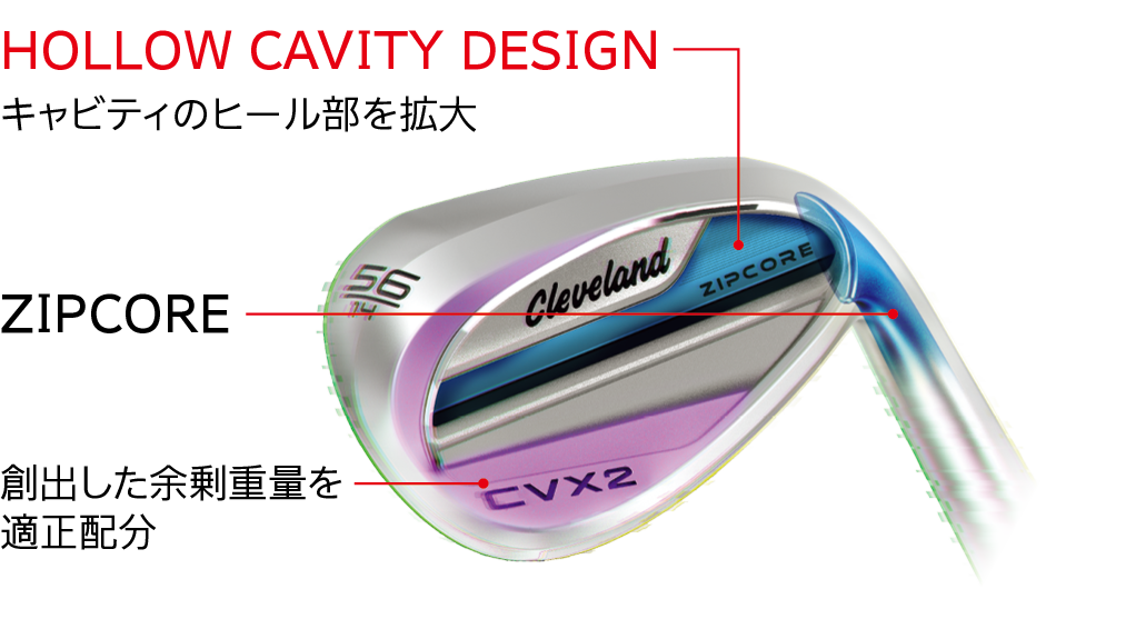 クリーブランドゴルフ CVX2 ZIPCORE N.S.PRO MODUS3 TOUR 115 スチール