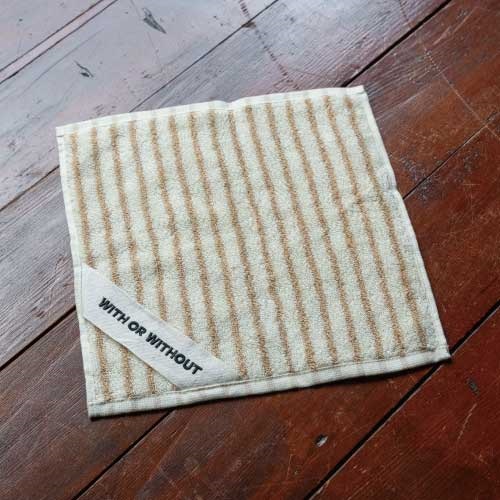 WITHORWITHOUT】WITH OR WITHOUT Hand Towel ＜全6色＞ ｜Biople WEB