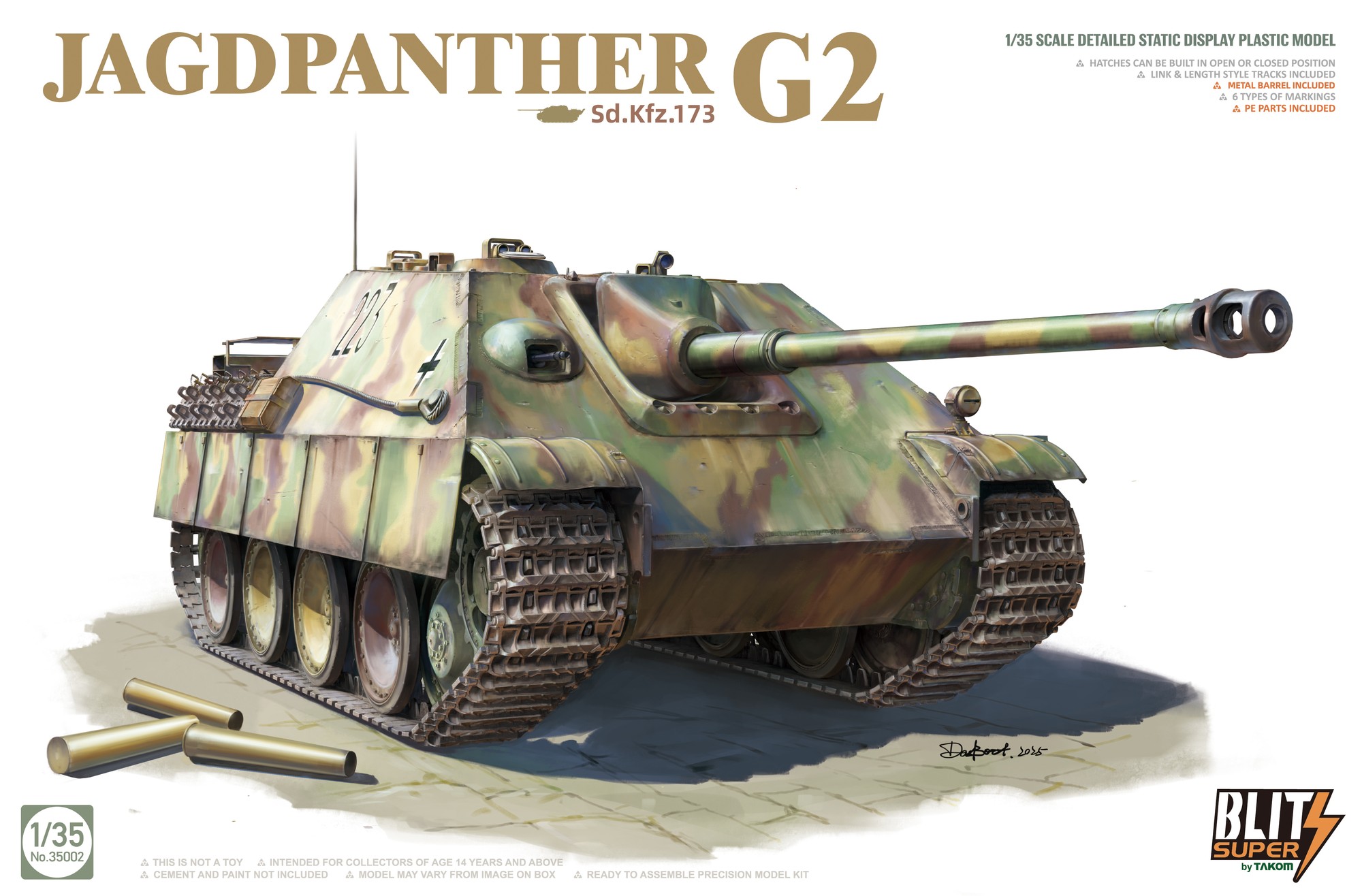 1/35 スーパーブリッツ ヤークトパンター G2 Sd.Kfz.173 - (株