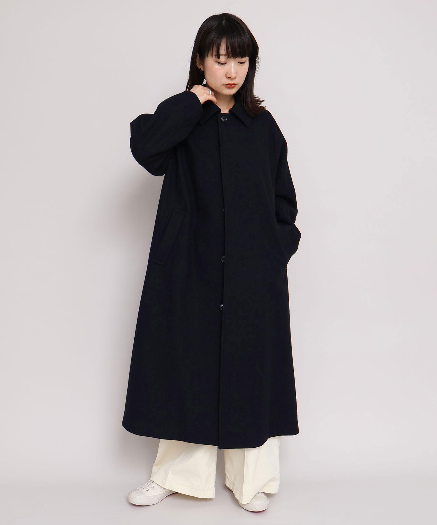 AMBIDEX Store ウールカシミアシャルムビーバー/ウールメルトン ステン