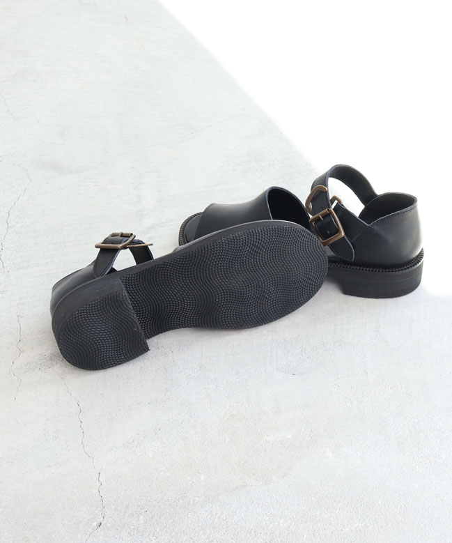 AMBIDEX Store △○レザー サンダル(23 コゲチャ): bulle de savon