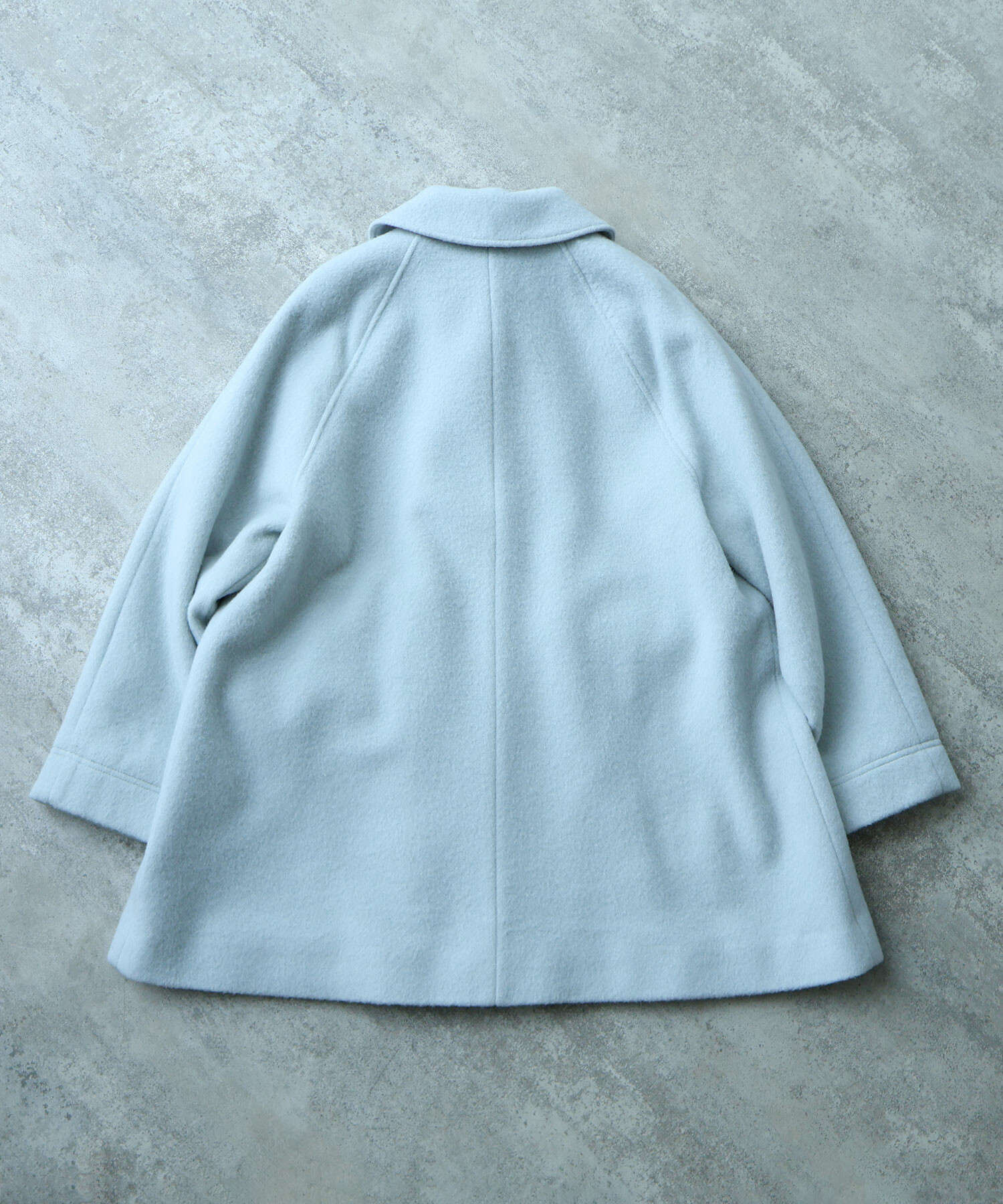 AMBIDEX Store 〇 モヘア / カシミア シャギー Aラインコート(F クロ