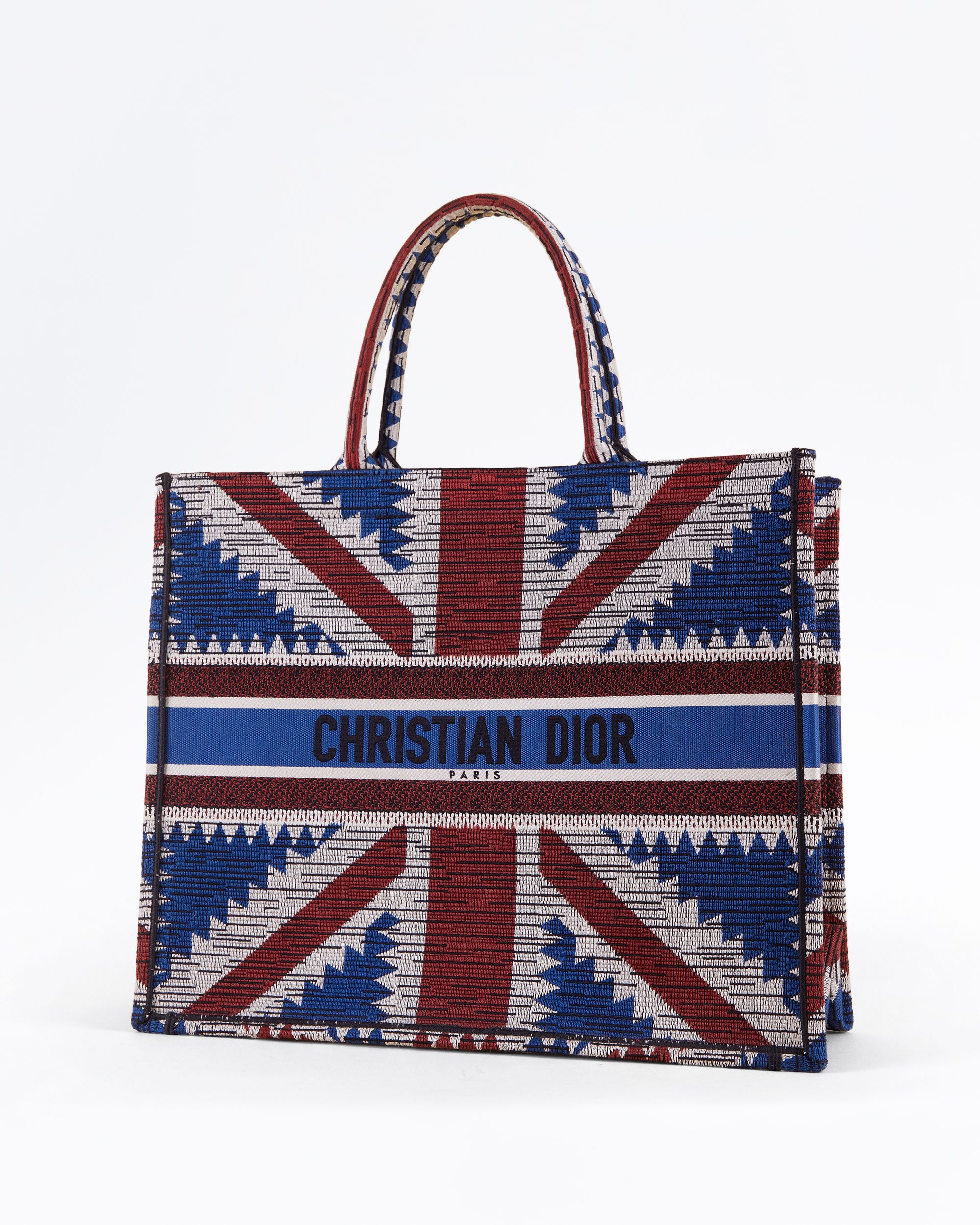 Christian Dior Union Jack Large Book Tote | Vivrelle