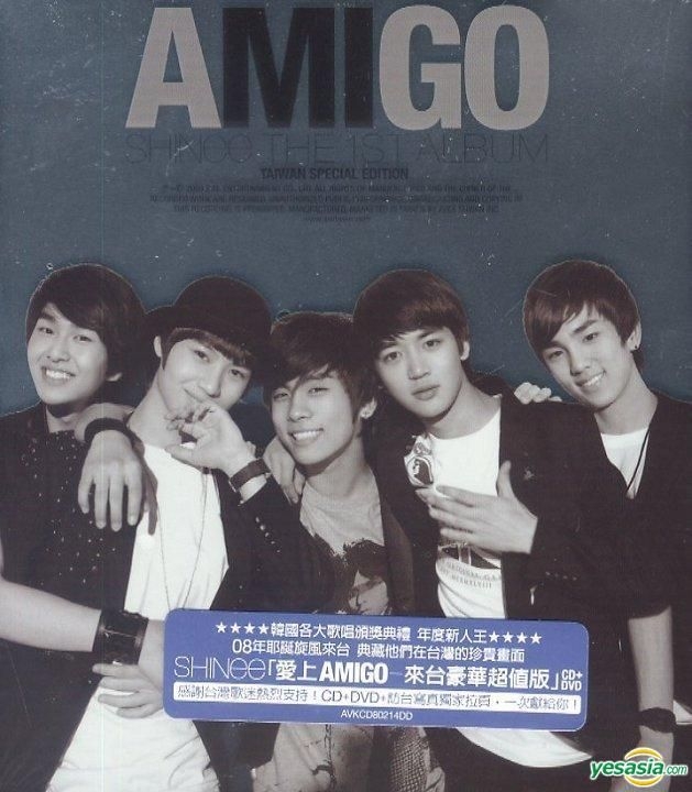 YESASIA: SHINee Vol. 1 - Amigo (Repackage Album) (CD+DVD) (Taiwan