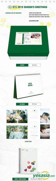 YESASIA: BTS 2019 Season's Greetings MALE STARS,PHOTO/POSTER