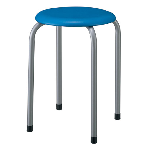 スマートスクール / 丸イス M-22 BL ブルー