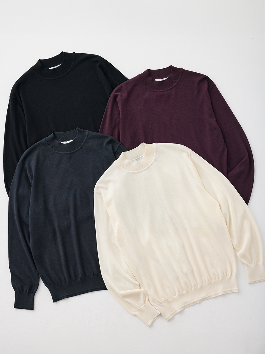 FIORE モックネックニット(ニット)｜トップス｜AOURE（アウール）の