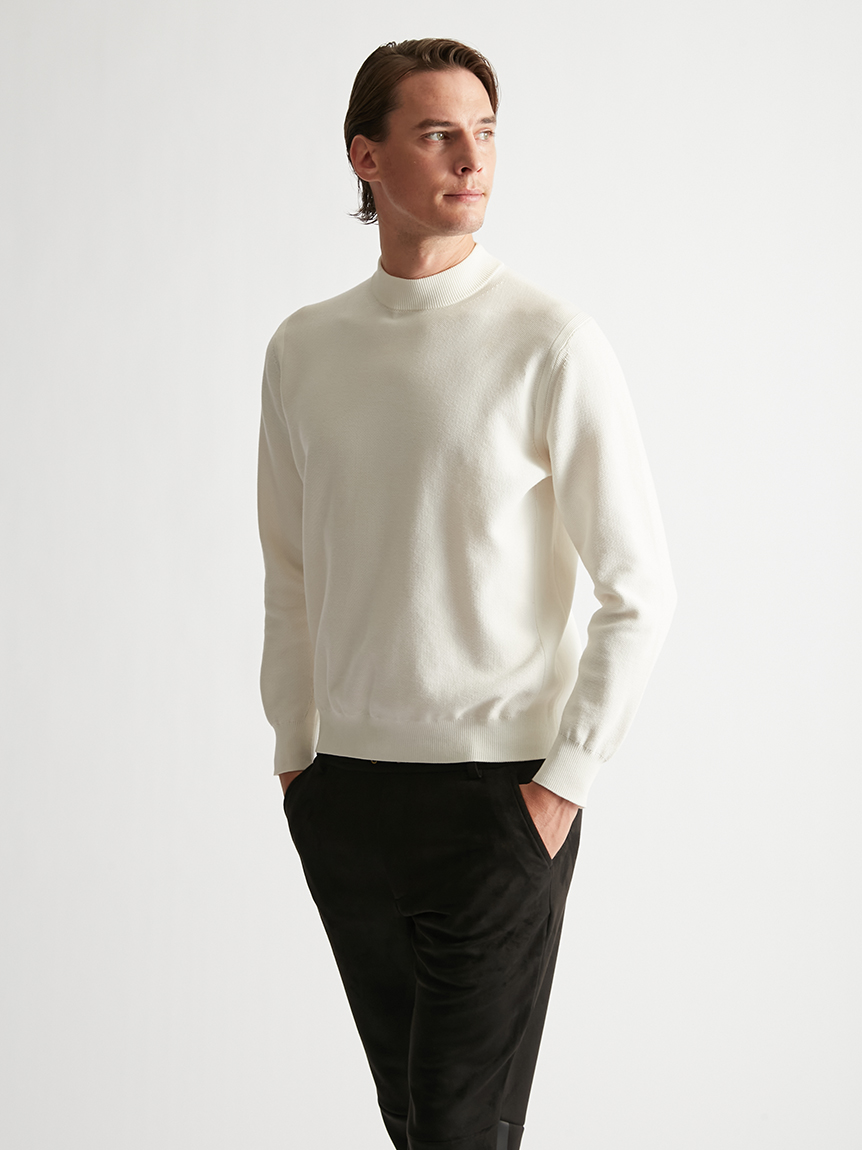 オックスモックネックニット(ニット)｜トップス｜AOURE（アウール）の