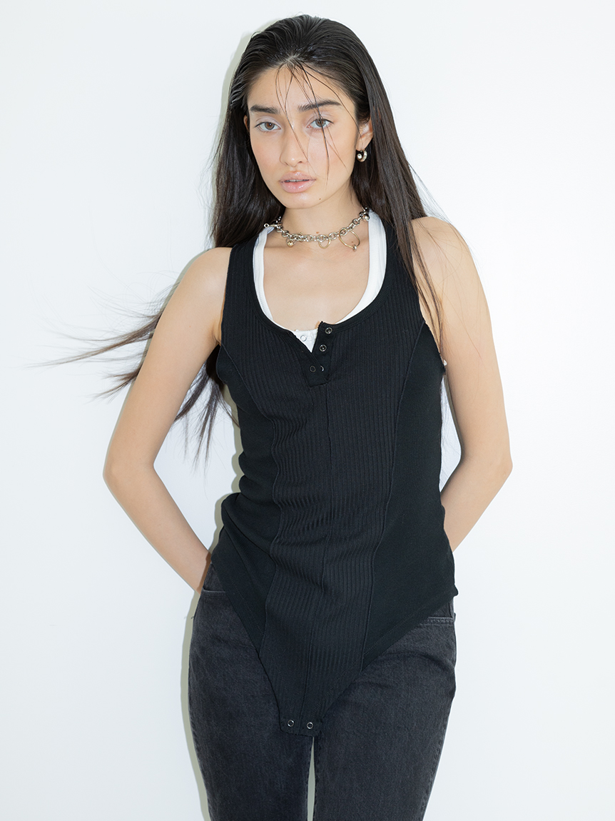 determ デターム ボディスーツ キャミ determ デターム ボディスーツ