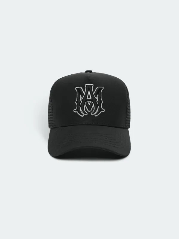 AMIRI REAPER TRUCKER HAT - BLACK / RED | Parallel