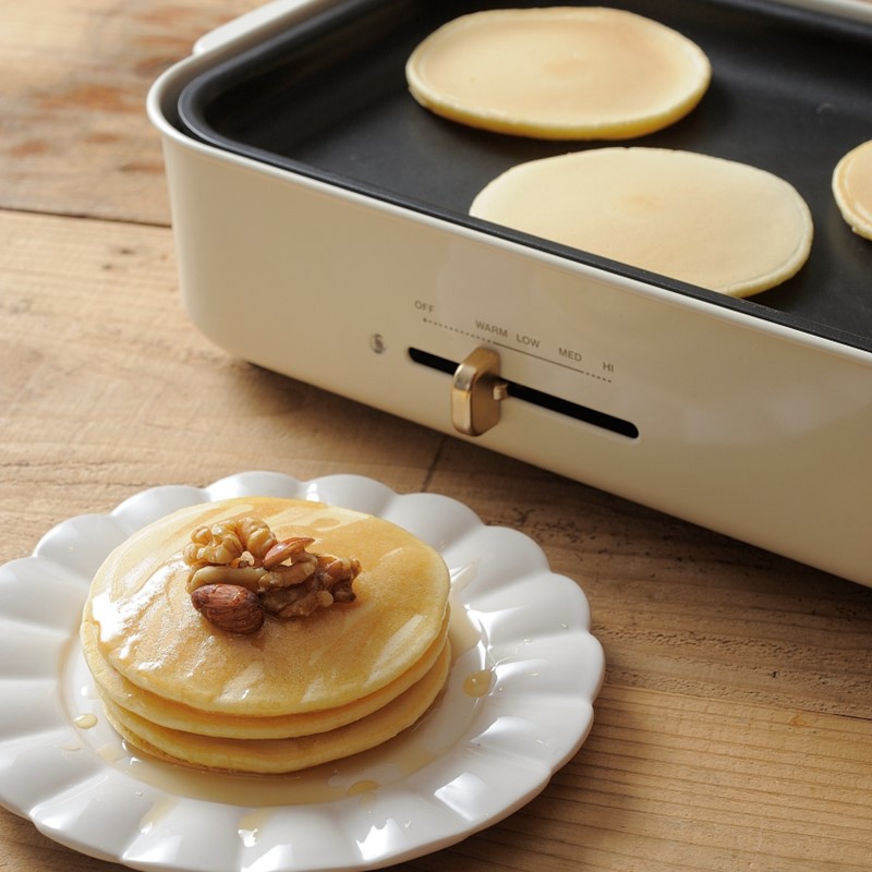 ≪BRUNO≫コンパクトホットプレート（ホワイト）BOE021-WH｜郵便局の