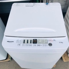 5KM以内配送無料 2021年式5.5KGハイセンス全自動洗濯機HW-E5504