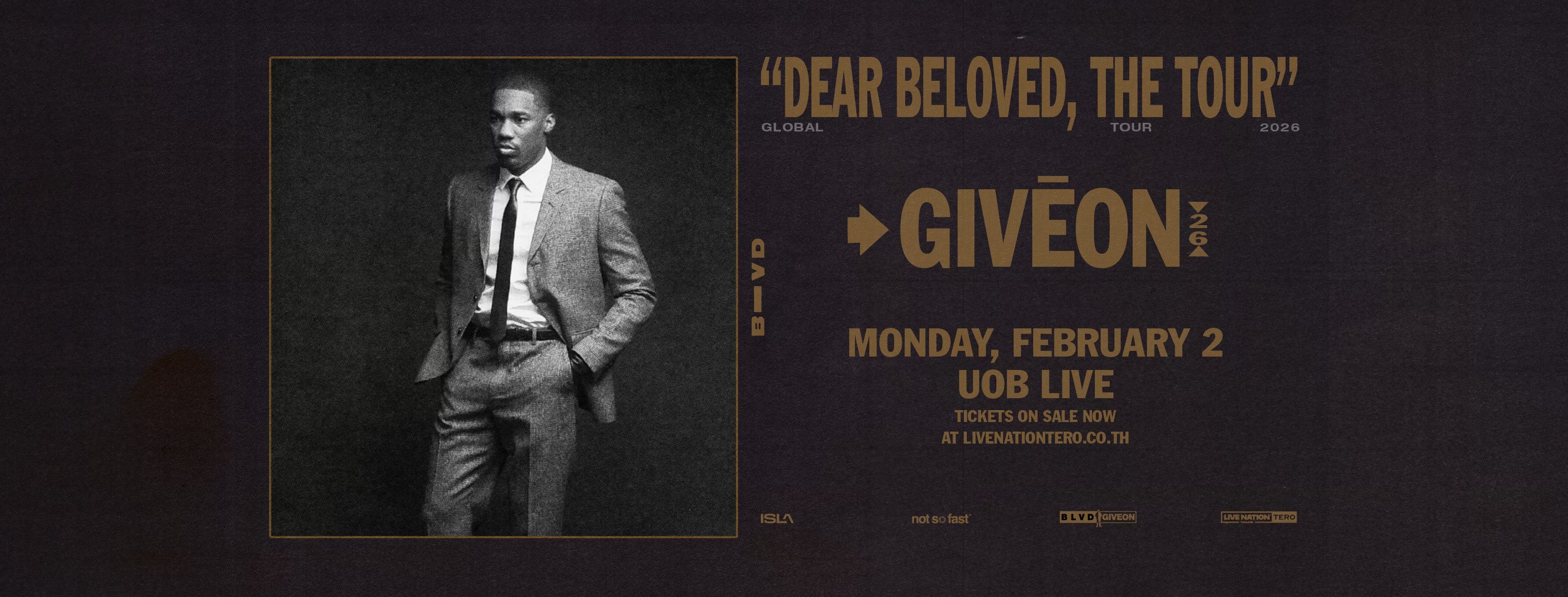 GIVEON - DEAR BELOVED, THE TOUR in… | The Beat Bangkok