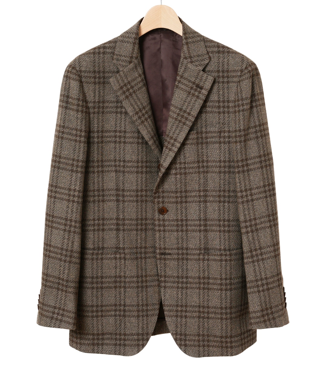 チェックジャケット(48 ブラウン系): メンズ｜メーカーズシャツ鎌倉